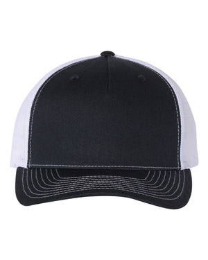 Richardson 112FP Five-Panel Trucker Cap - Navy/ White
