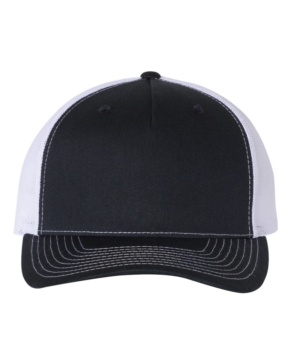 Richardson 112FP Five-Panel Trucker Cap - Navy/ White