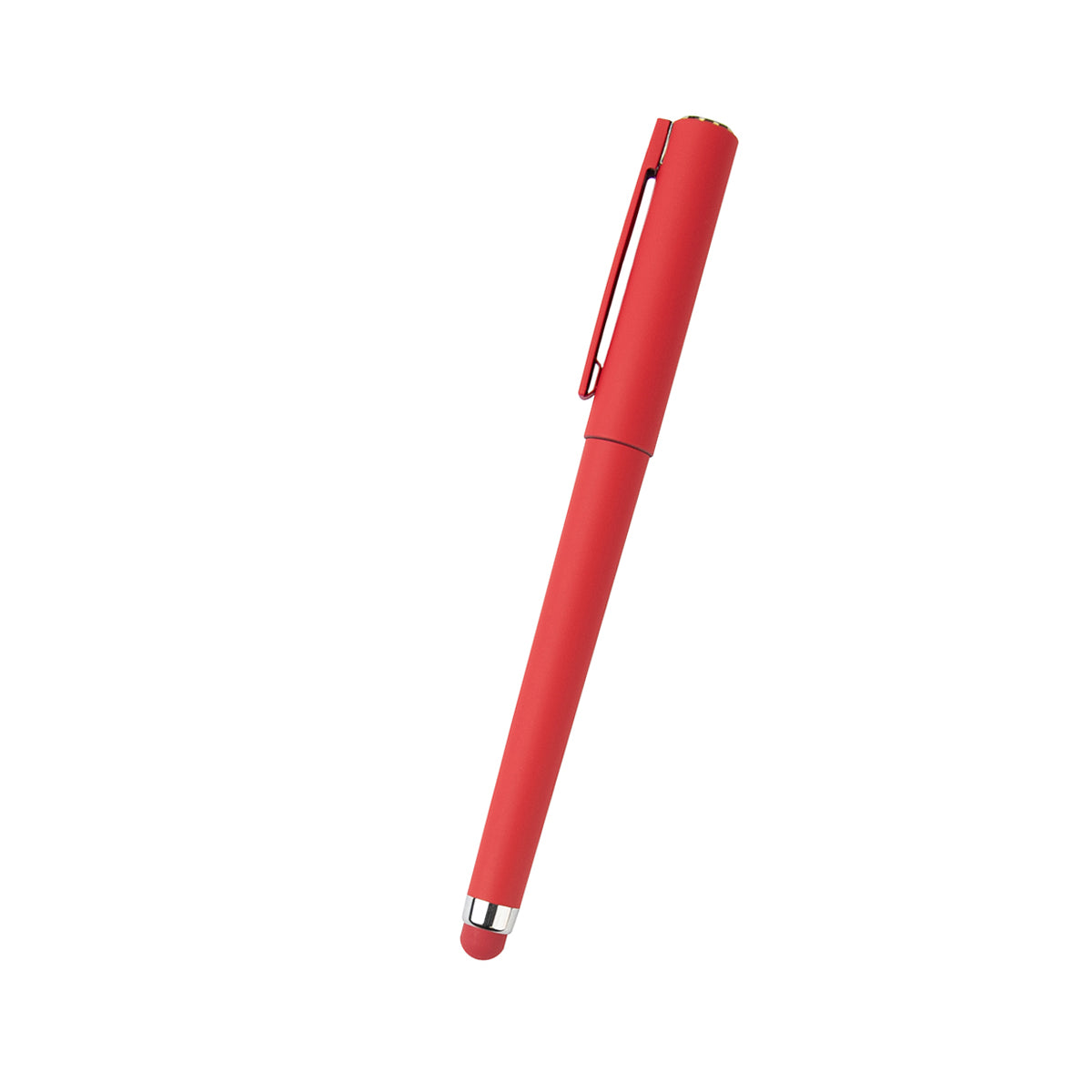 Jazzy Gel Pen With Stylus - Red