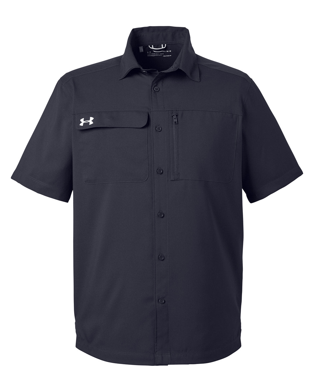 Under Armour Men's Motivate Coach Woven Shirt - Black/ White