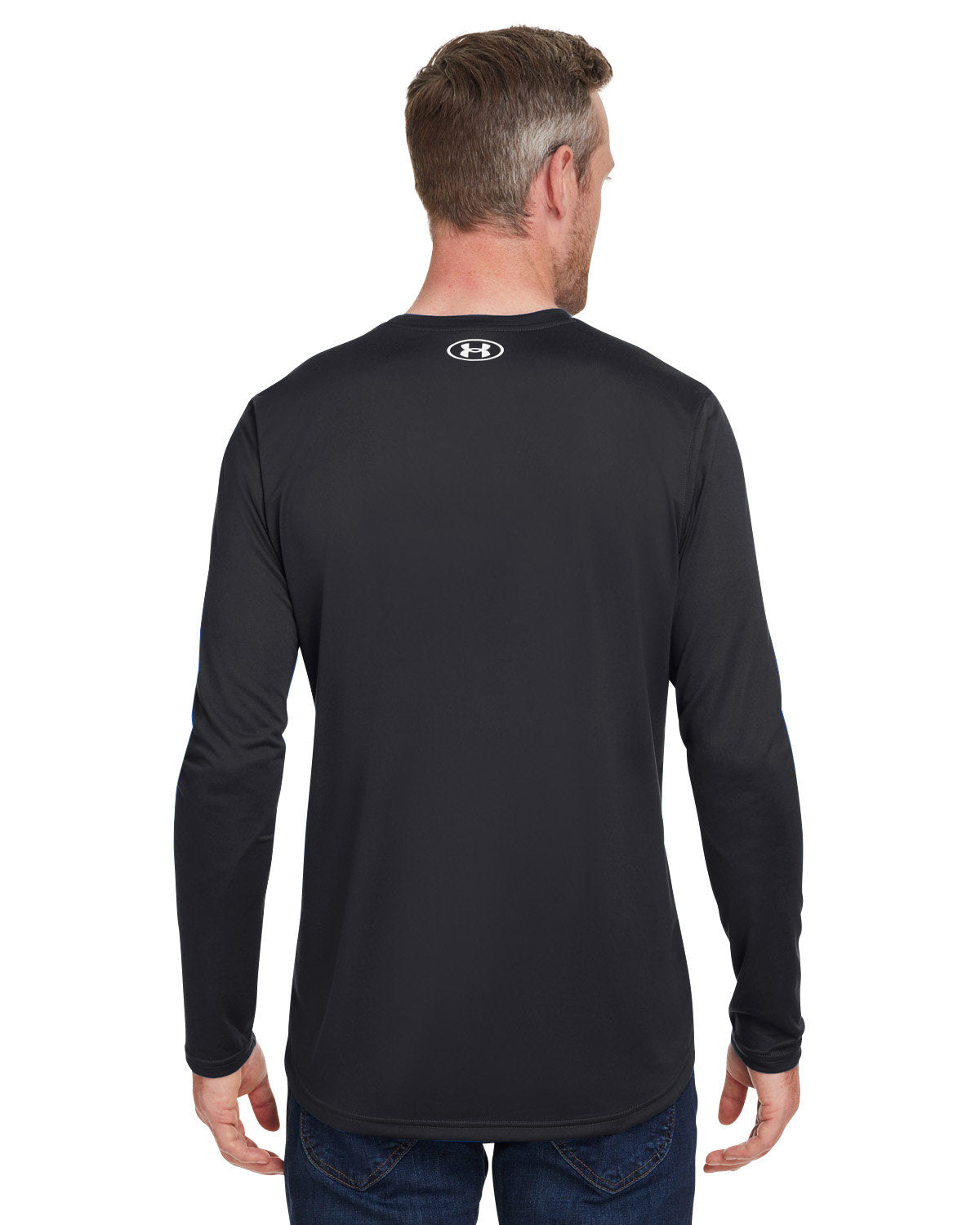 Under Armour Men's Team Tech Long-Sleeve T-Shirt - Back