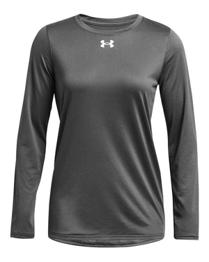 Under Armour Ladies' Team Tech Long-Sleeve T-Shirt - Castlerock/ White