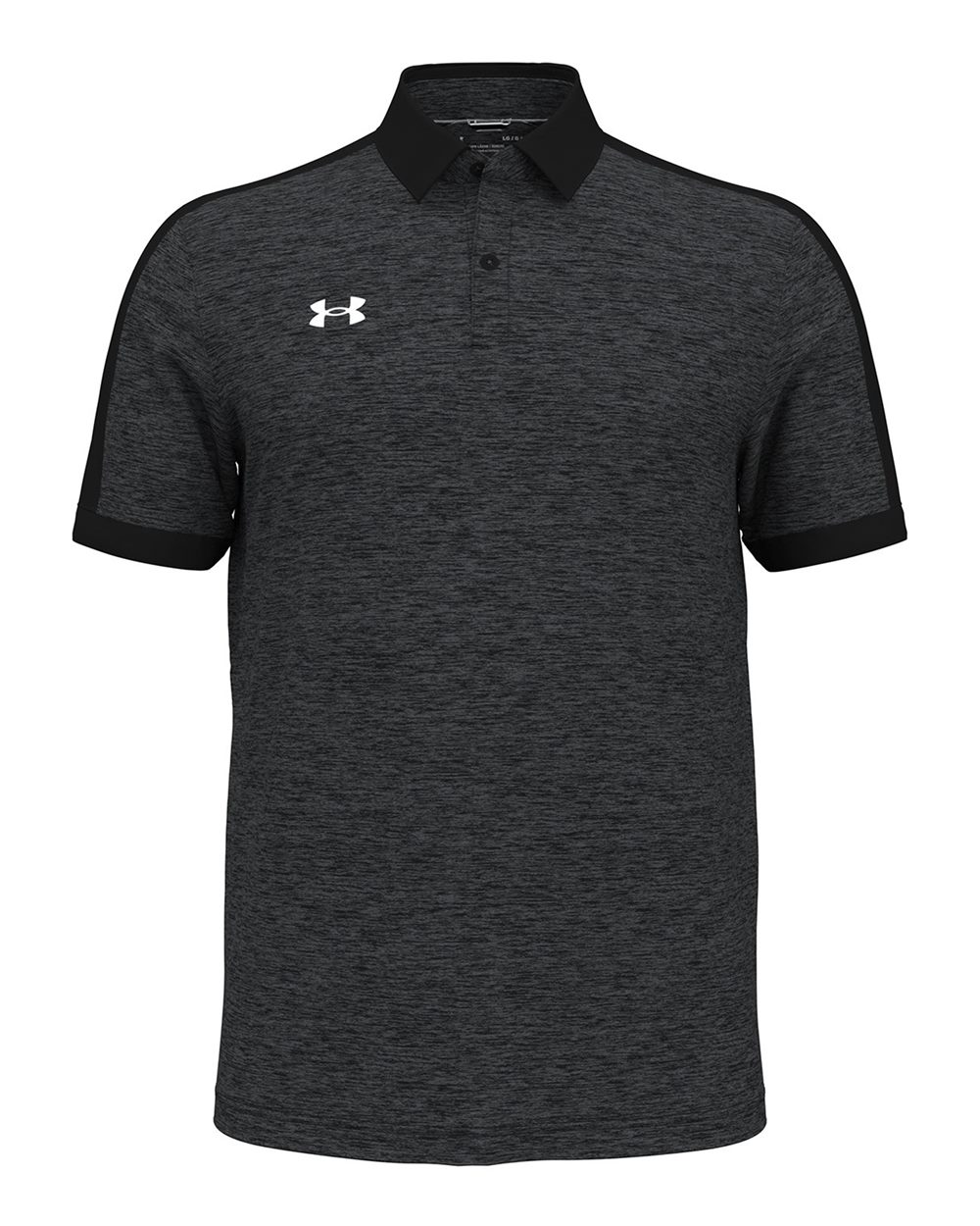Under Armour Men's Trophy Level Polo - Black/ White
