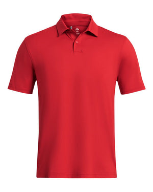 Under Armour Men's Recycled Polo - Red/ White