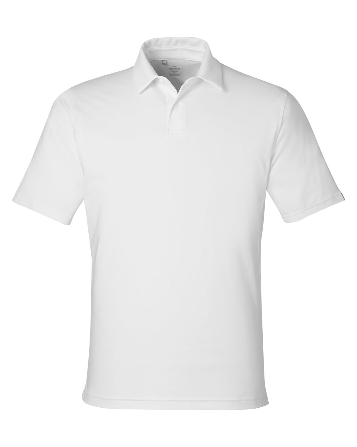 Under Armour Men's Recycled Polo - White/ Pitch Grey