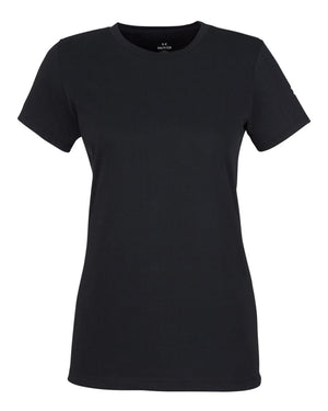 Under Armour Ladies' Athletic 2.0 T-Shirt - Black/ White