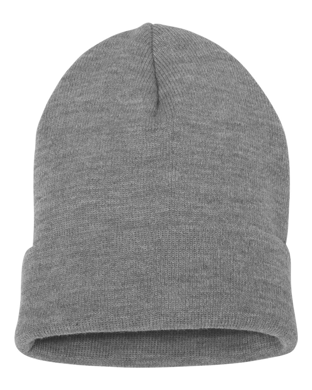 YP Classics Adult Cuffed Knit Beanie - Heather
