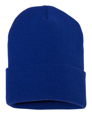 YP Classics Adult Cuffed Knit Beanie - Royal
