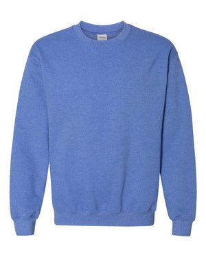 Gildan Unisex Heavy Blend™ Crewneck Sweatshirt - Heather Deep Royal