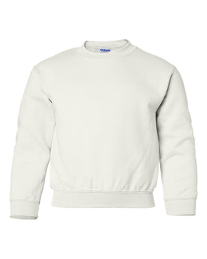 Gildan Youth Heavy Blend™ Fleece Crew - White