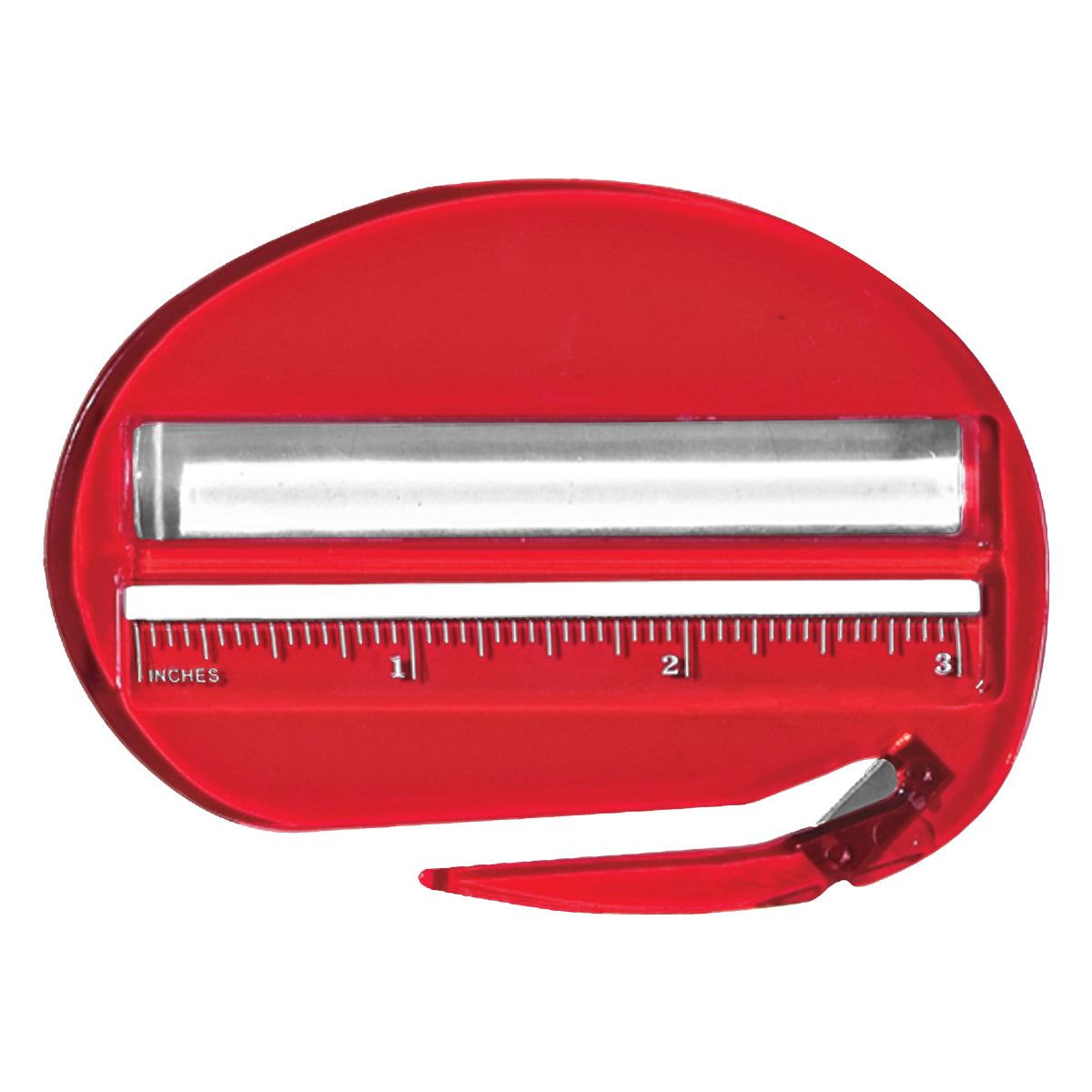 3-In-1 Letter Opener - Translucent Red