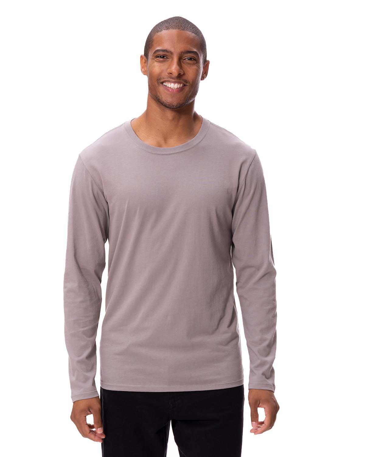 Threadfast Unisex Ultimate Long-Sleeve T-Shirt - Smoke