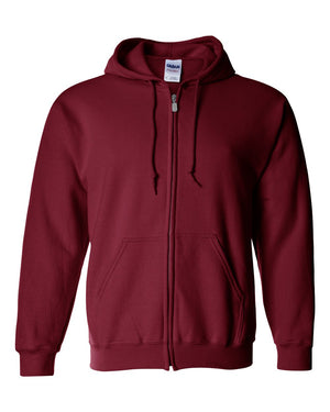 Gildan Heavy Blend™ 13.3 oz. Full-Zip Hood - Cardinal Red