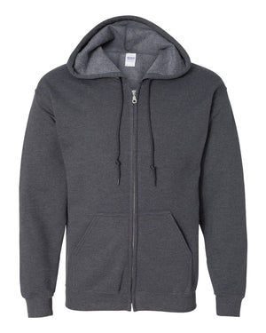 Gildan Heavy Blend™ 13.3 oz. Full-Zip Hood - Dark Heather