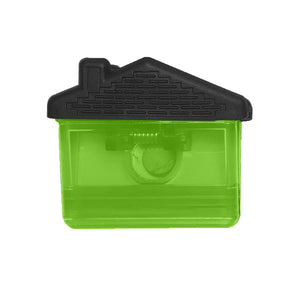 House Shape Clip - Translucent Green