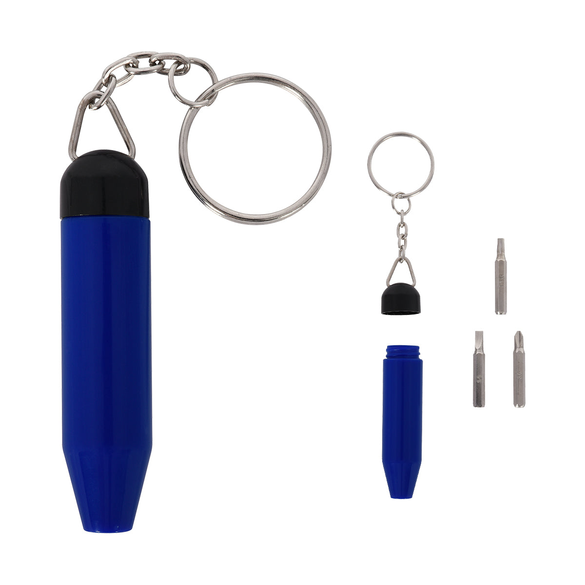 Mini Tool Keychain Kit - Blue
