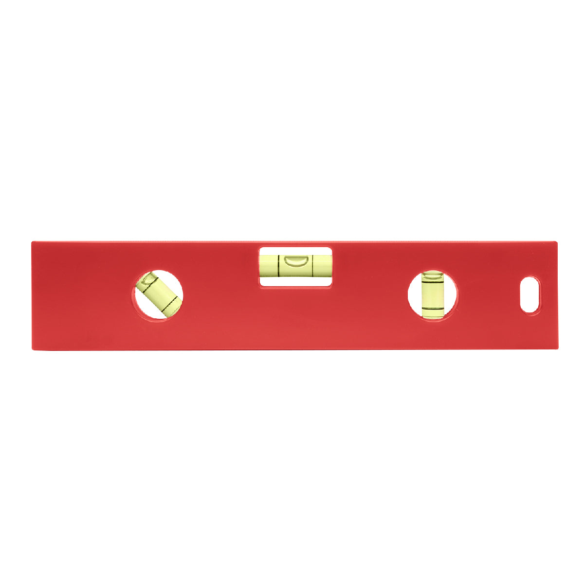 6" Ruler With Level - Red