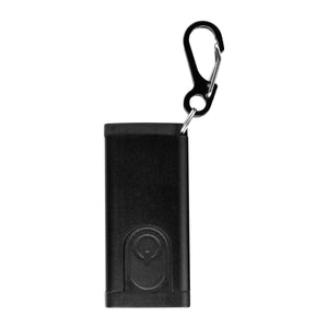 Slim Rechargeable Cob Flashlight - Metallic Black