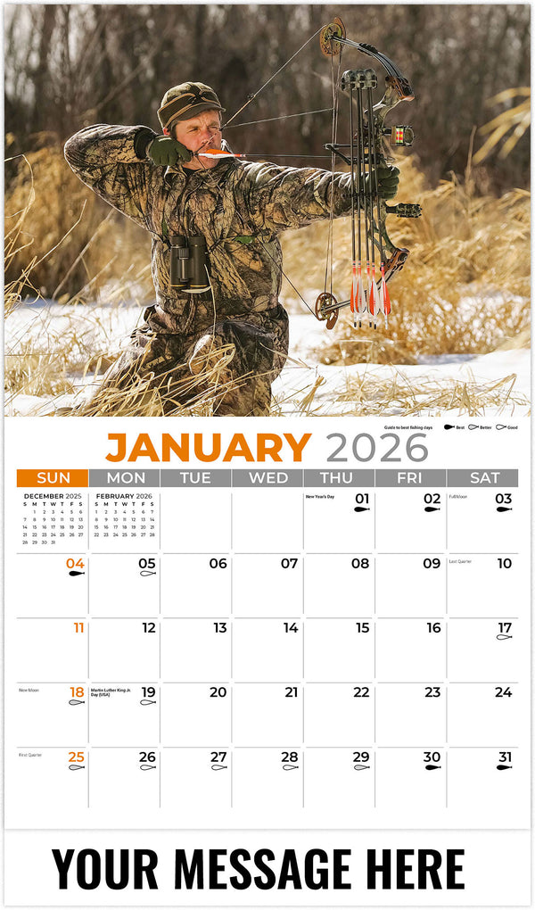 Galleria Hunting and Fishing 2026 Promotional Calendar