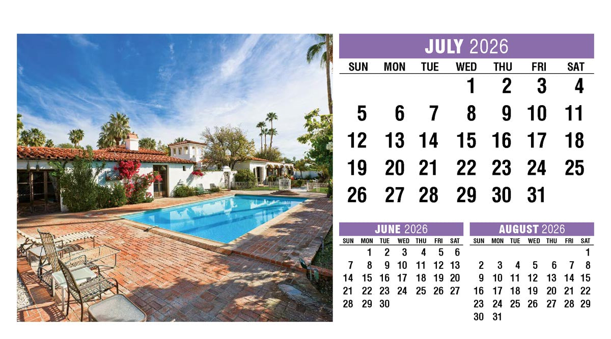 Homes 2026 Promotional Desk Calendar