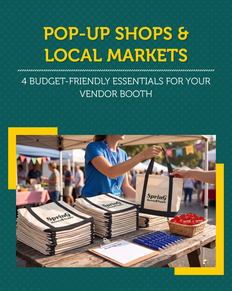 Pop-Up Shops & Local Markets: 4 Budget-Friendly Essentials for Your Vendor Booth