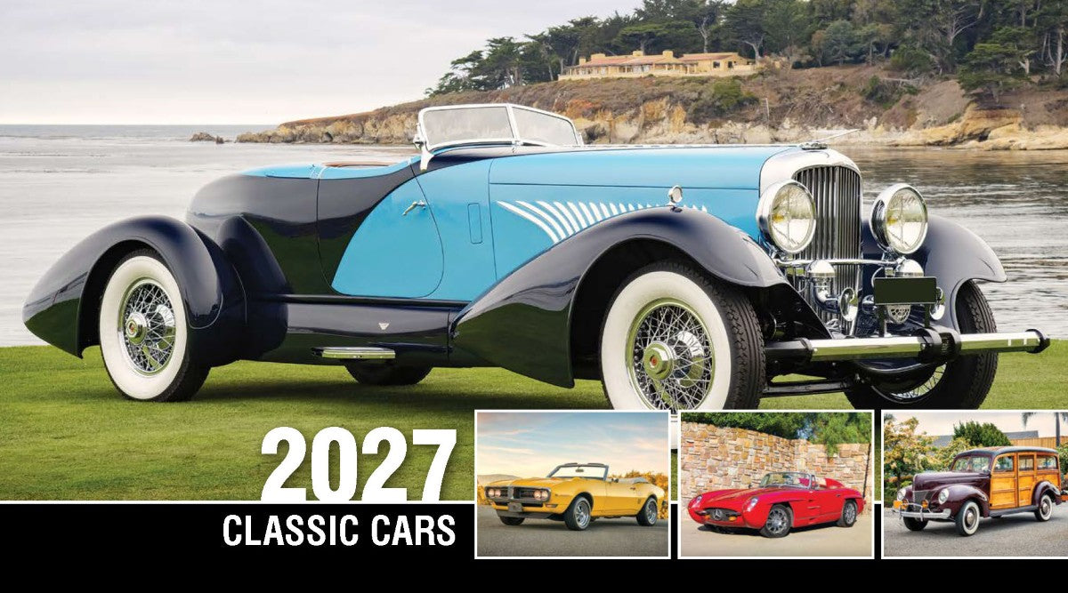 Classic Cars 2027 Promotional Desk Calendar