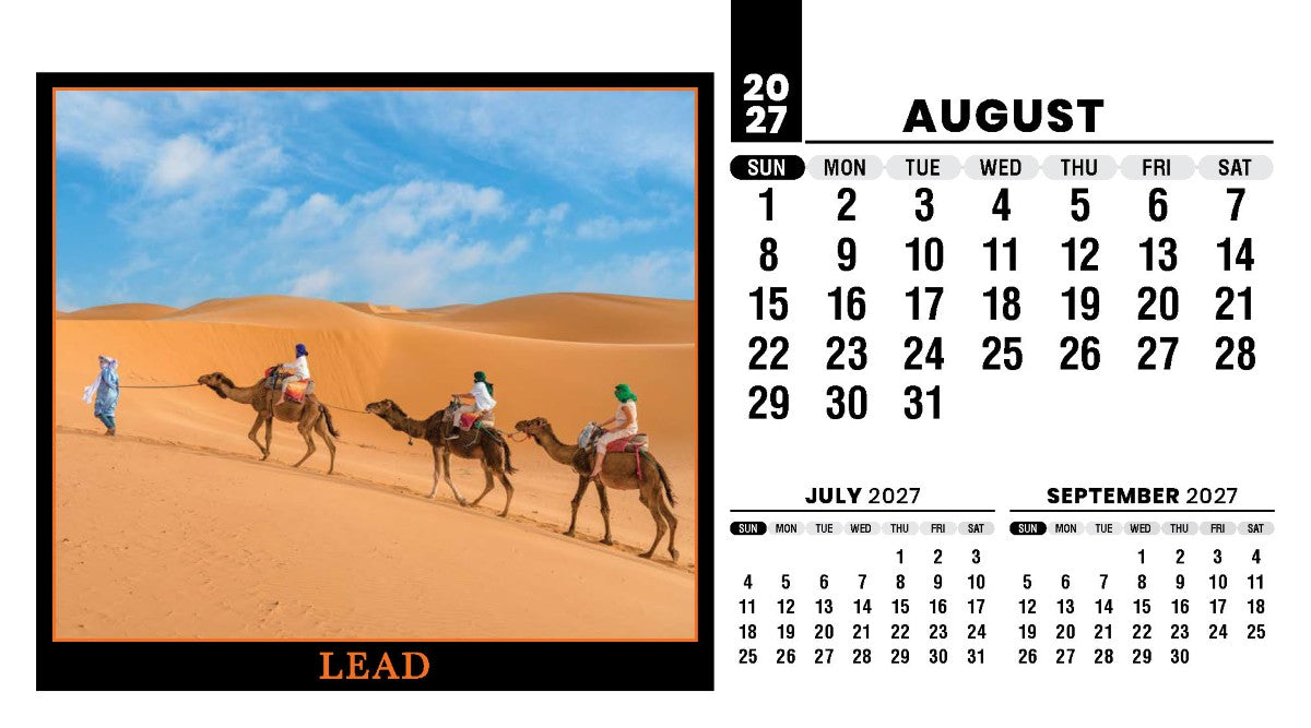 Motivation 2027 Promotional Desk Calendar