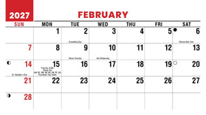 Scenes of Canada 2027 Promotional Desk Calendar