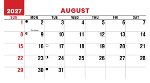 Scenes of Canada 2027 Promotional Desk Calendar