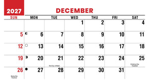 Scenes of Canada 2027 Promotional Desk Calendar