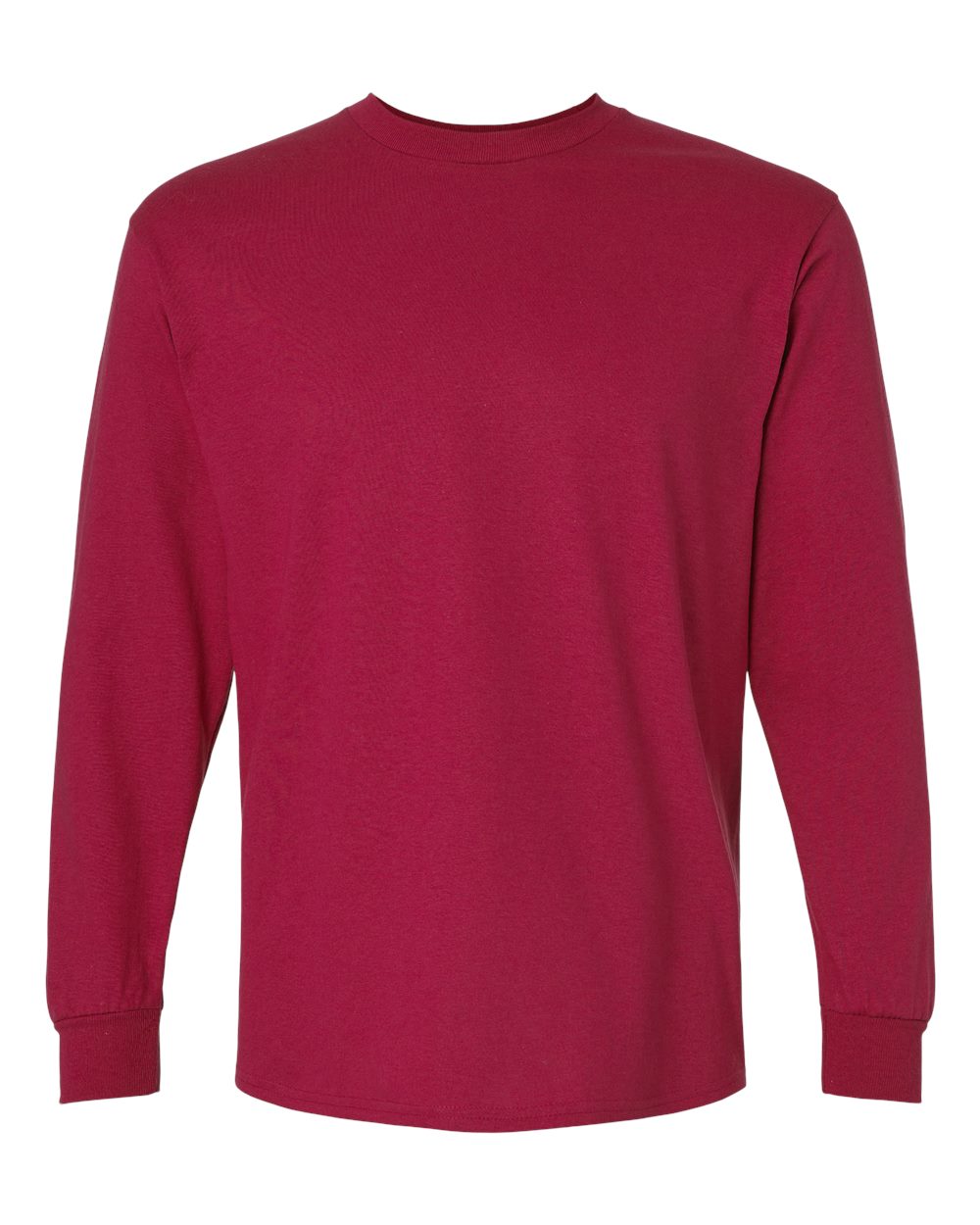 Gildan Adult Ultra Cotton® Long-Sleeve T-Shirt - Cardinal Red