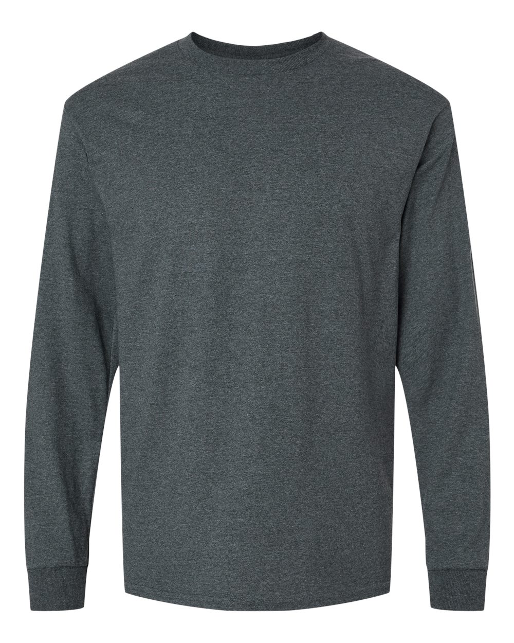 Gildan Adult Ultra Cotton® Long-Sleeve T-Shirt - Dark Heather
