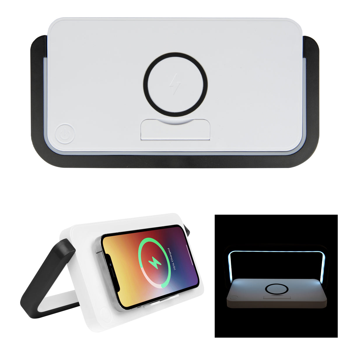 Desktop Reading Lamp Wireless Charger - Black