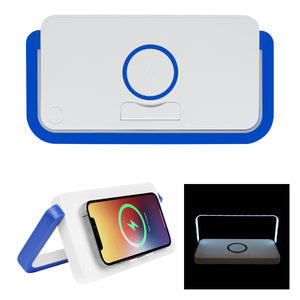 Desktop Reading Lamp Wireless Charger - Blue