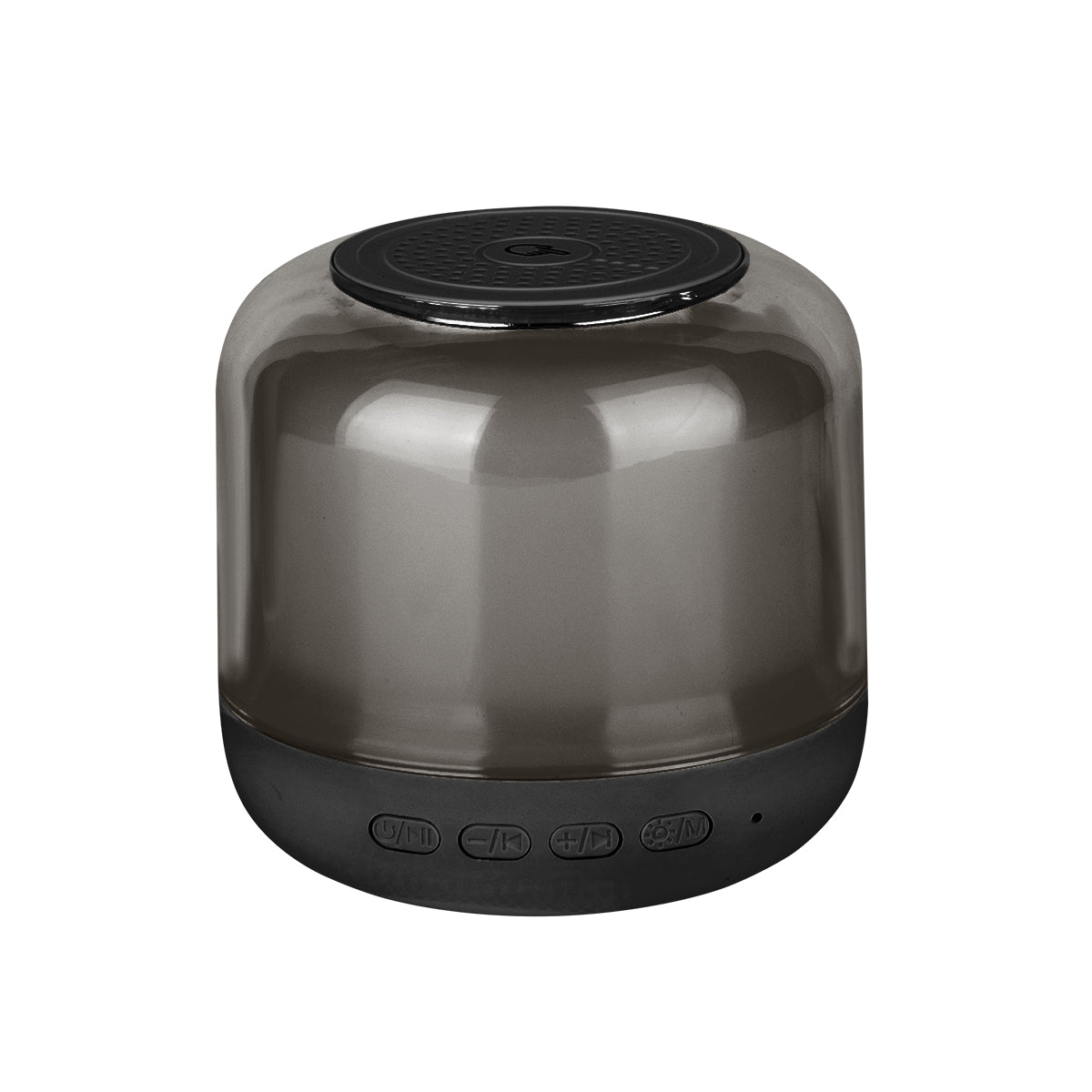 Wireless Speaker With Touch Sensor Night Light - Black