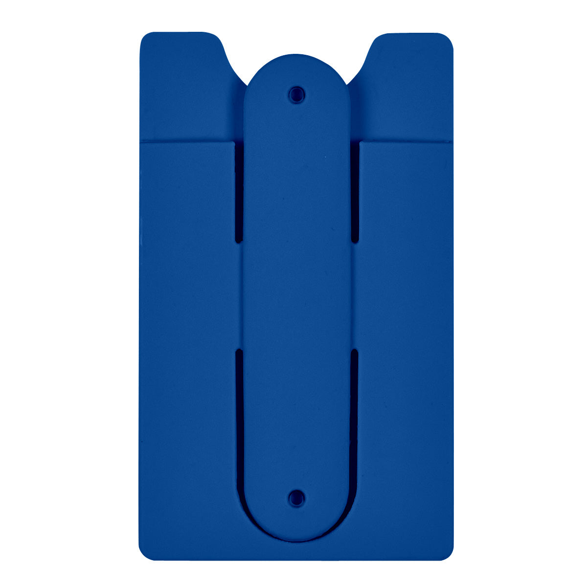 Silicone Phone Wallet With Stand - Blue