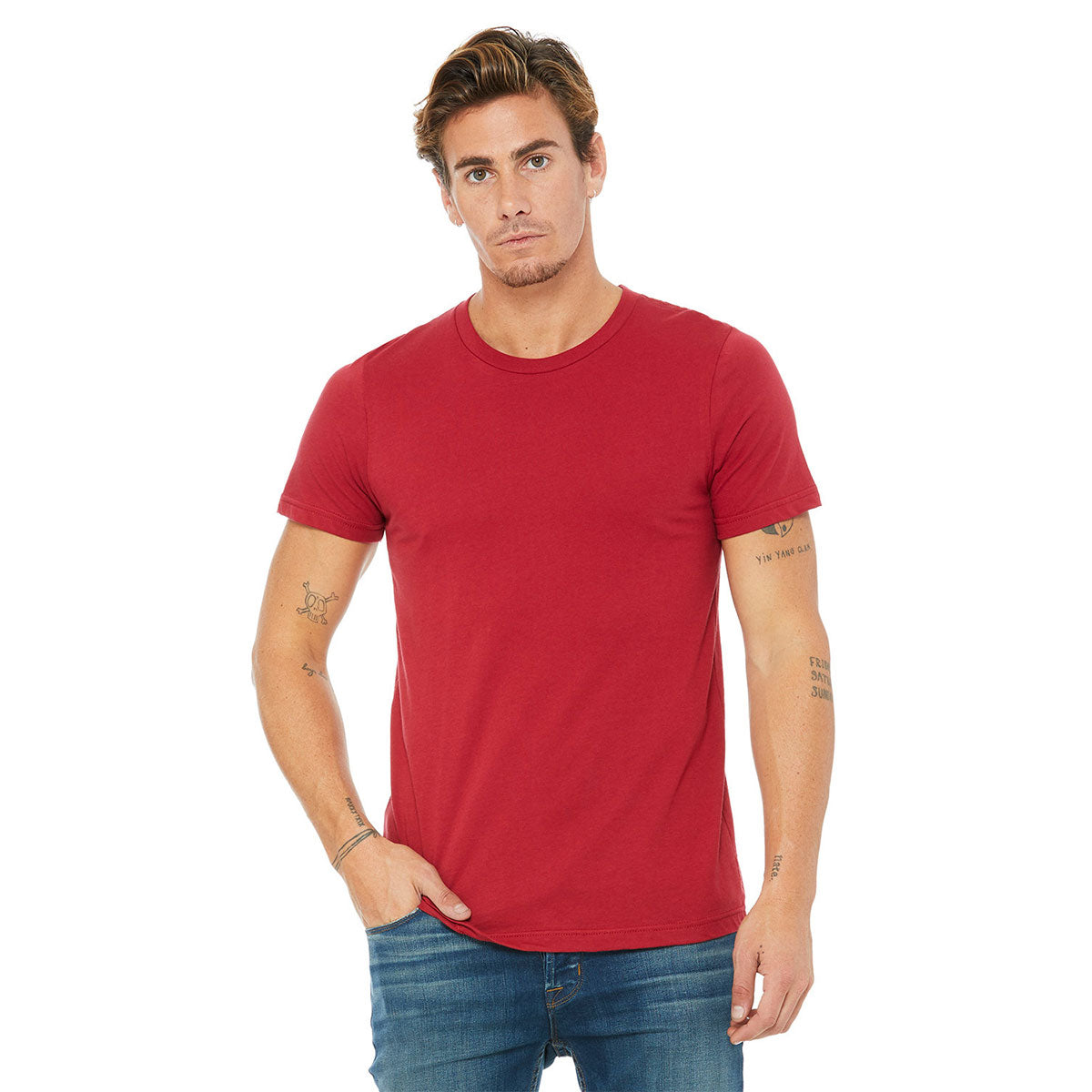 BELLA + CANVAS Unisex Jersey T-Shirt - Canvas Red