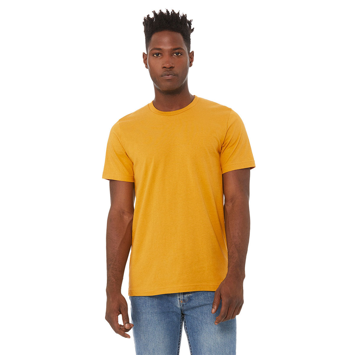 BELLA + CANVAS Unisex Jersey T-Shirt - Mustard