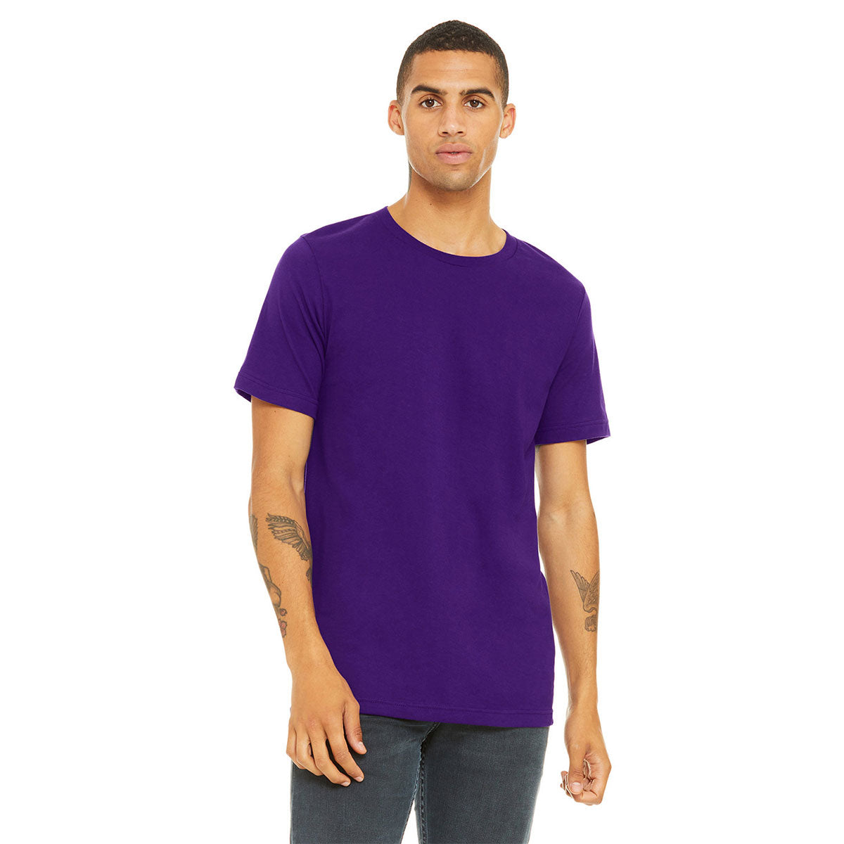 BELLA + CANVAS Unisex Jersey T-Shirt - Team Purple