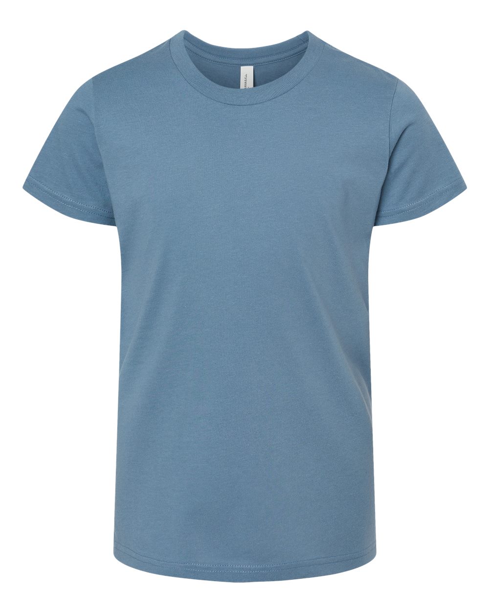 BELLA + CANVAS Youth Jersey T-Shirt - Steel Blue