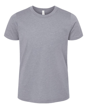 BELLA + CANVAS Youth CVC Jersey T-Shirt - Heather Storm