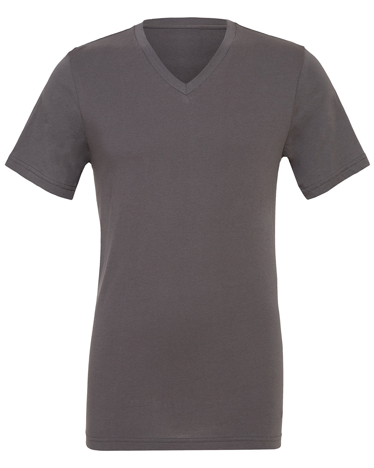 BELLA + CANVAS Unisex Jersey Short-Sleeve V-Neck T-Shirt - Asphalt