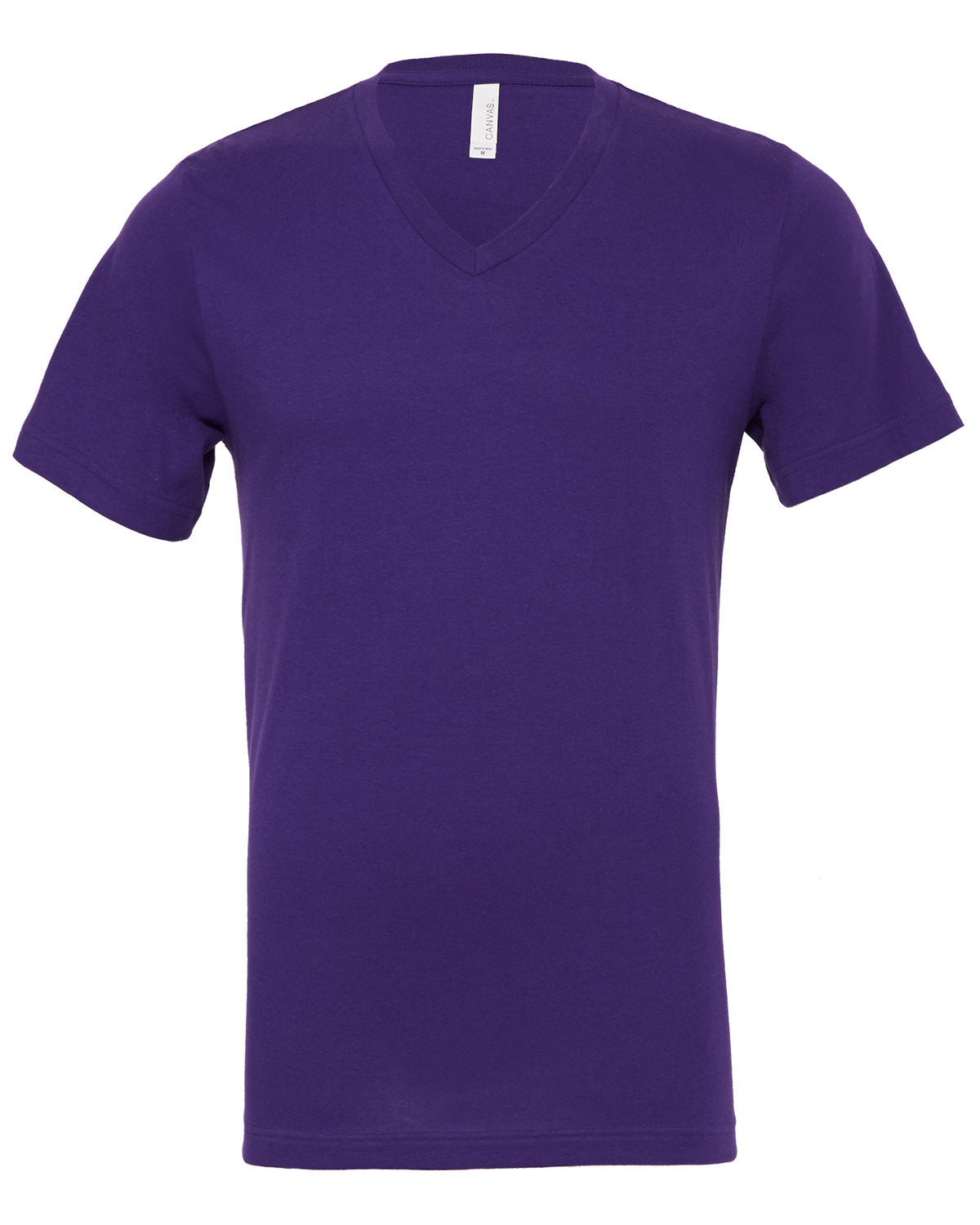 BELLA + CANVAS Unisex Jersey Short-Sleeve V-Neck T-Shirt - Team Purple