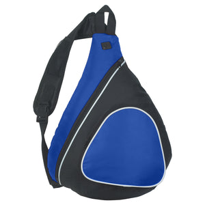 Sling Backpack - Royal Blue With Black