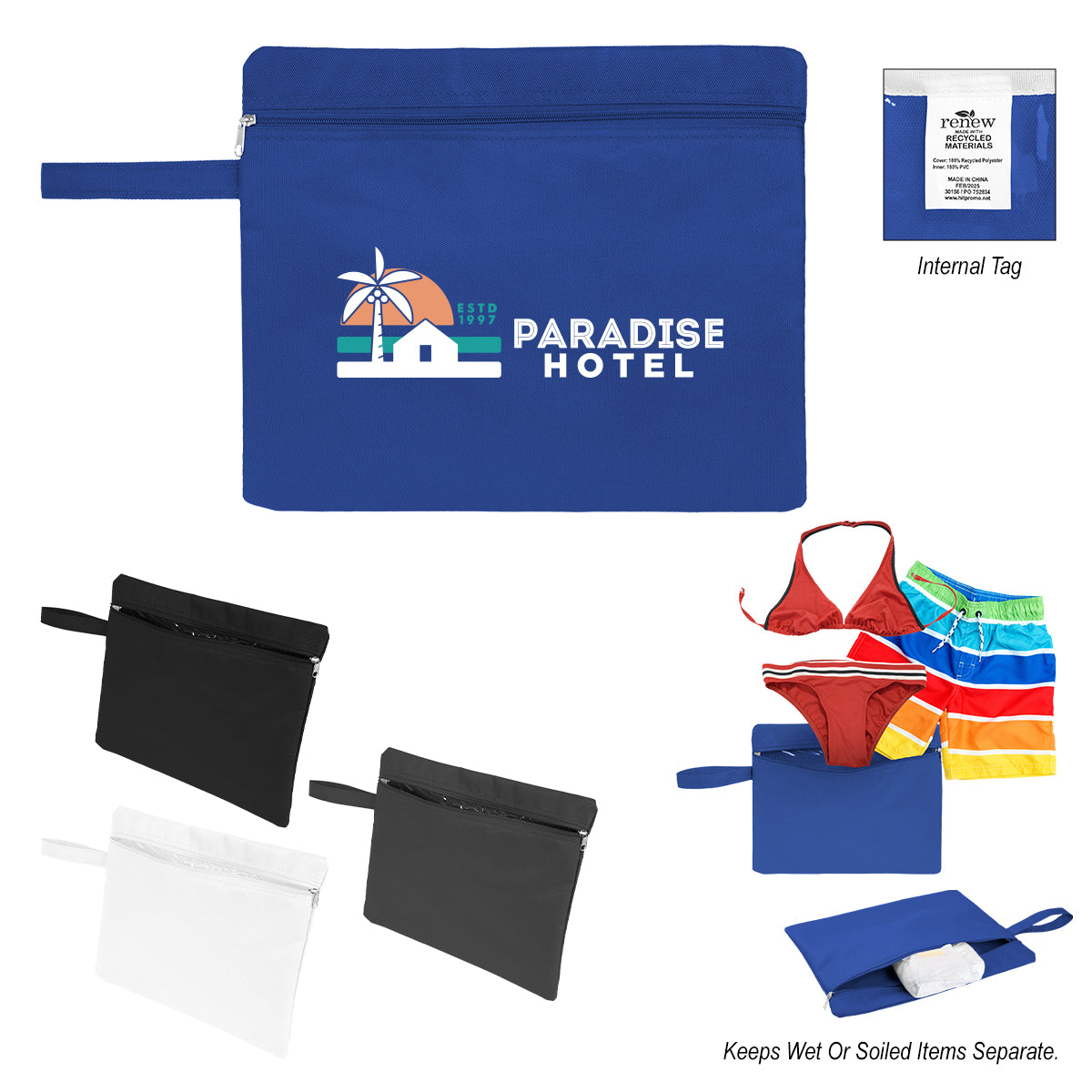 Utility RPET Wet/Dry Bag With Loop