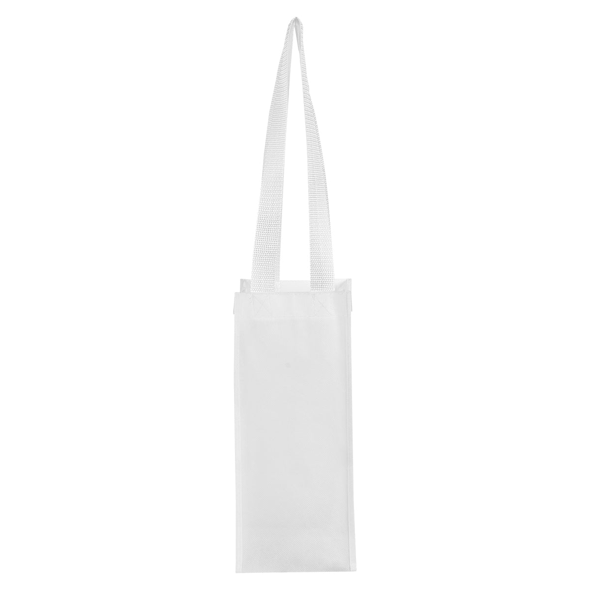 Venice rPET Non-Woven Laminated Wine Bag - White