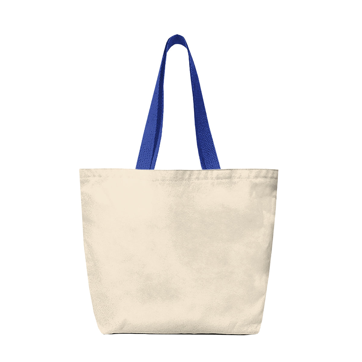 14 Oz. Recycled Canvas Tote Bag - Natural Blue