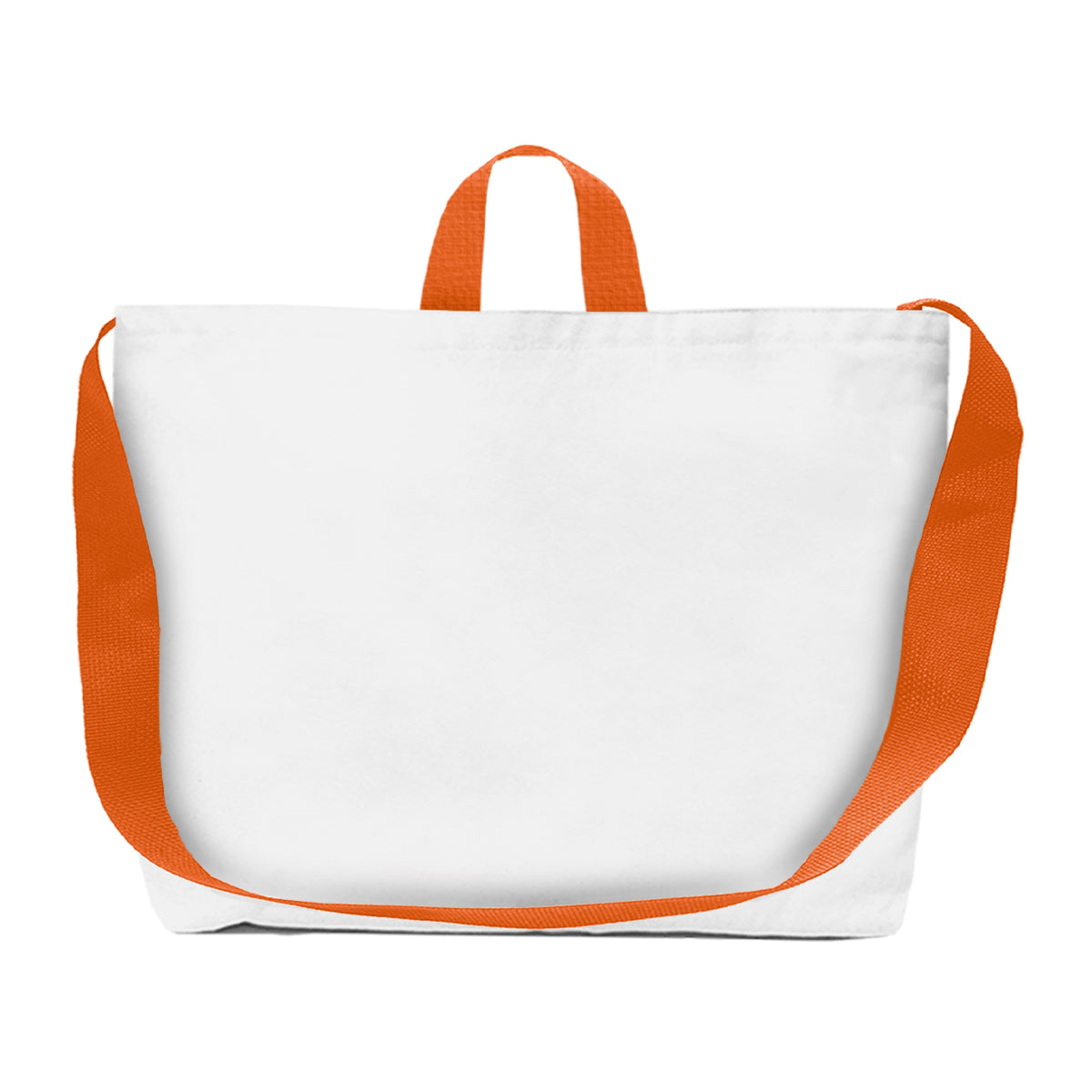 Sublime Series rPET Conference Tote Bag - White With Orange