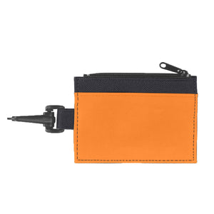 ID Holder - Black With Orange