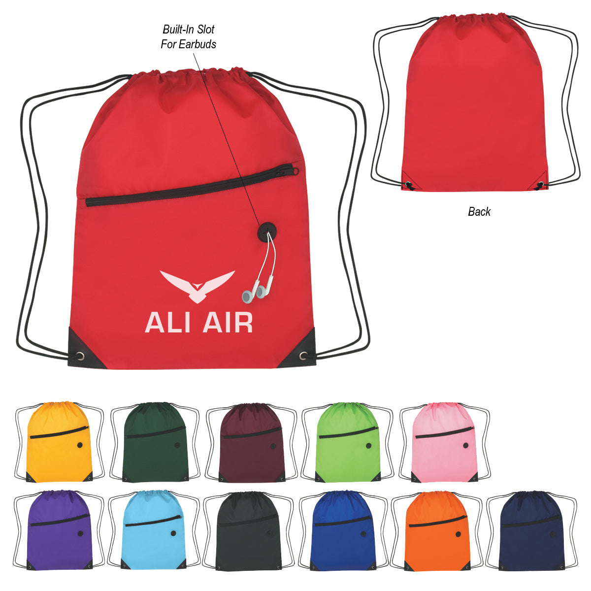 Sports Pack with Zipper